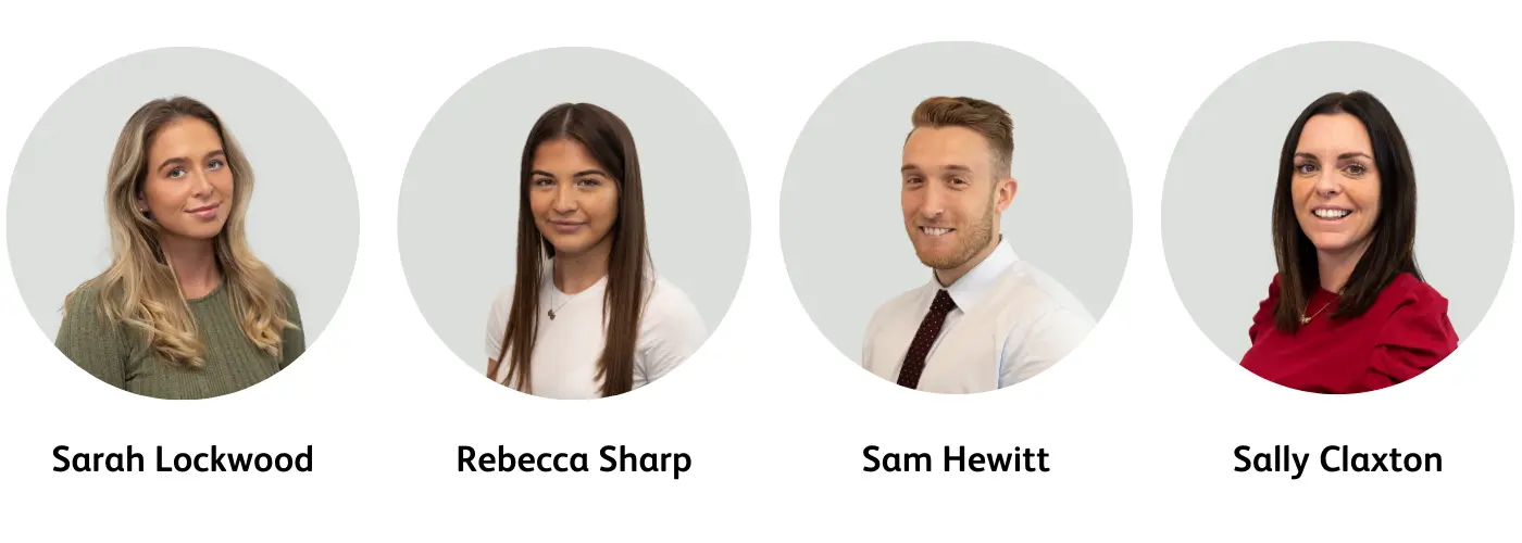 Sarah Lockwood, Rebecca Sharp, Sam Hewitt and Sally Claxton