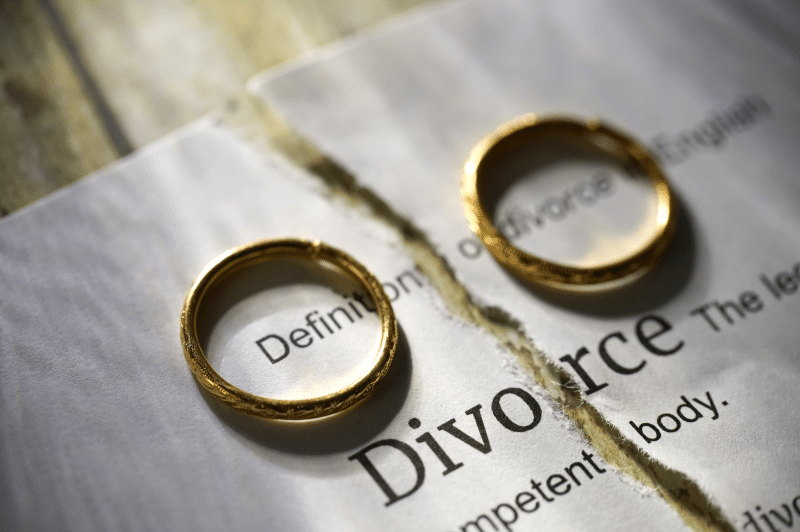 Separation and divorce document about private residents relief (PRR) tax